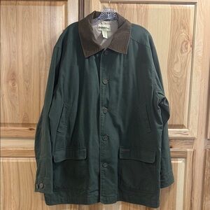 Gander Mountain Barn Chore Field Coat Jacket Men’s Unisex Green Canvas Size XL